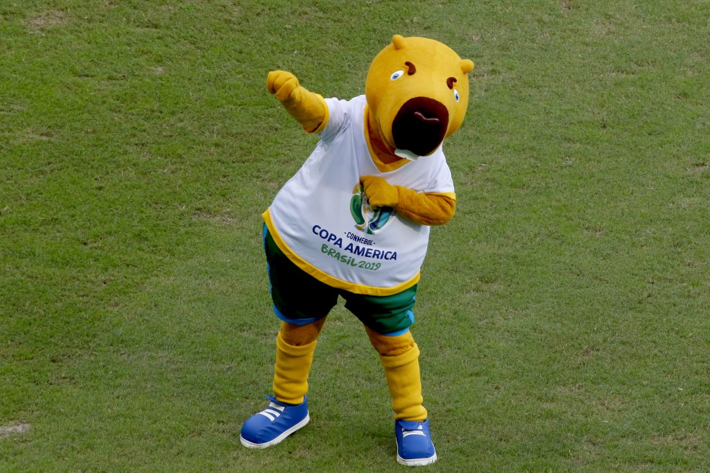 Zizito fue la mascota de 2019 en Brasil (Getty)