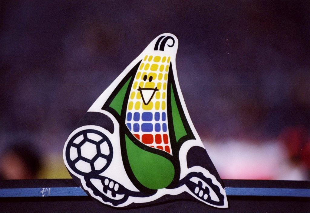 Choclito, la mascota de la Copa América 1993 (Getty)