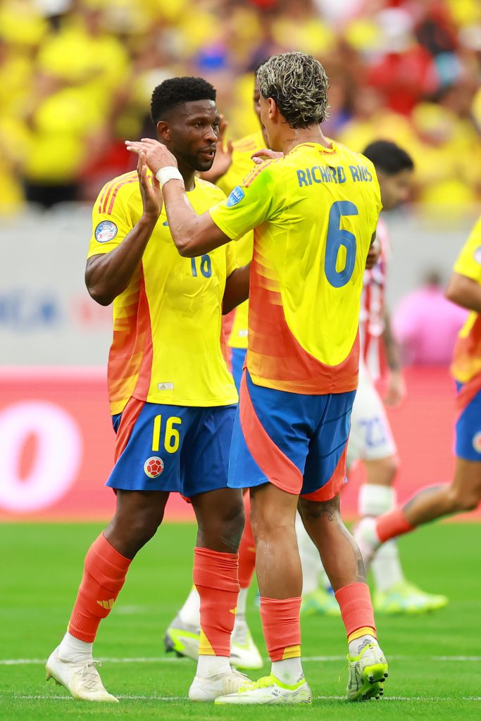 Jefferson Lerma y Richard Ríos serán titulares contra Colombia. (Photo by Hector Vivas/Getty Images)