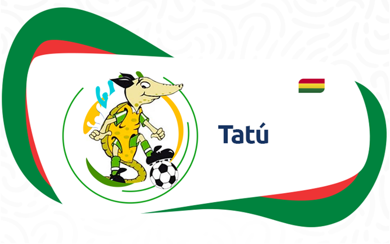 Tatú, la mascota de la edición boliviana (Copa América)