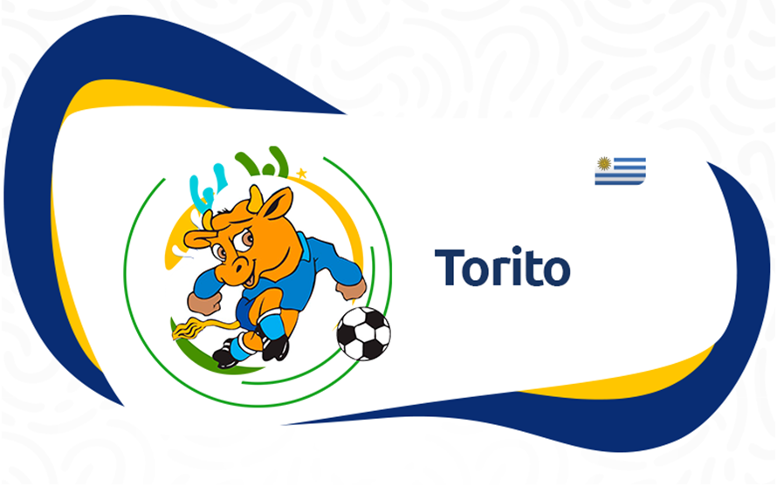 Torito, la mascota en 1995 (Copa América)